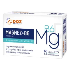 DOZ Product Magnez + B6, tabletki powlekane, 60 szt.