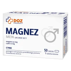 DOZ Product Magnez Men, tabletki powlekane, 50 szt.