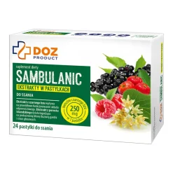 DOZ Product Sambulanic, pastylki do ssania, 24 szt.