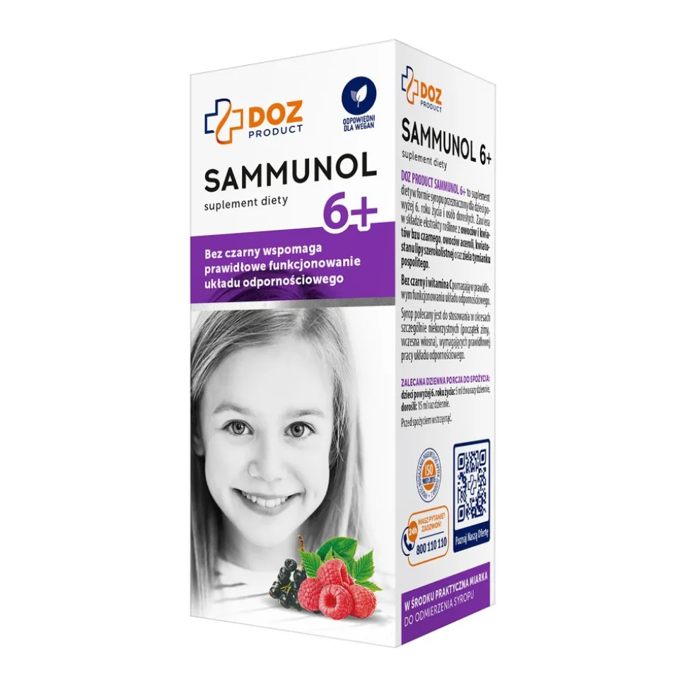 DOZ PRODUCT Sammunol 3+, syrop, 120 ml