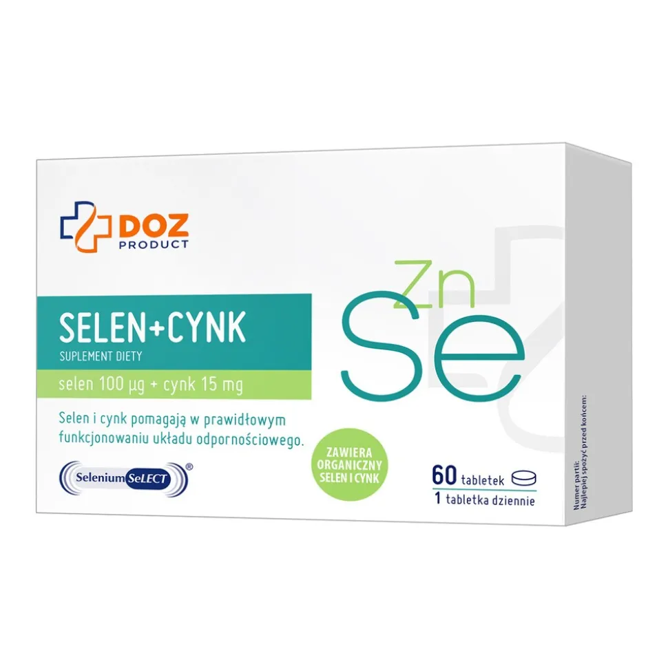 DOZ Product Selen + Cynk, tabletki, 60 szt.