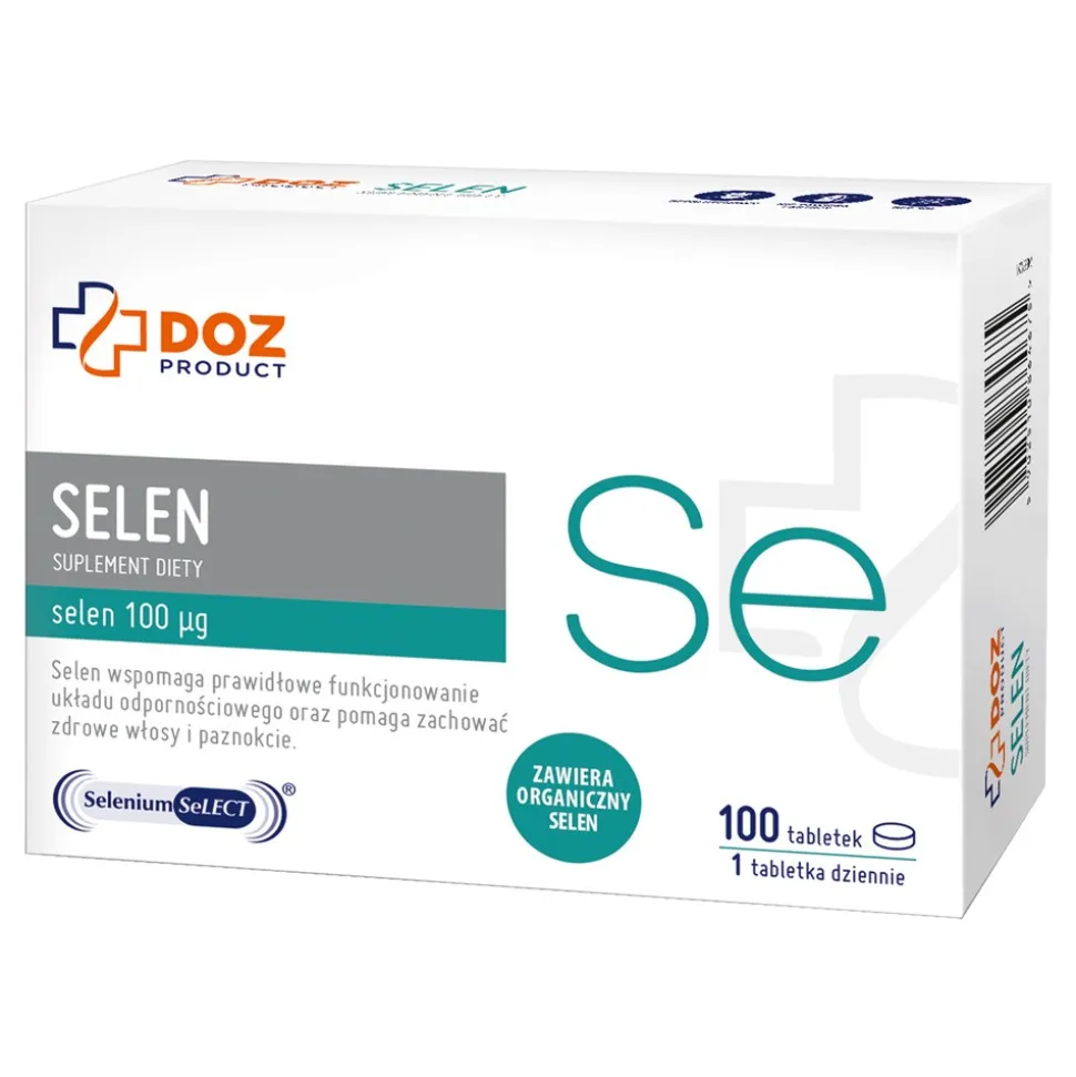 DOZ Product Selen, tabletki powlekane, 100 szt.