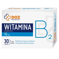 DOZ PRODUCT Witamina B2, tabletki powlekane, 30 szt.