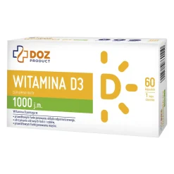 DOZ PRODUCT Witamina D3 1000 j.m., kapsułki, 60 szt.