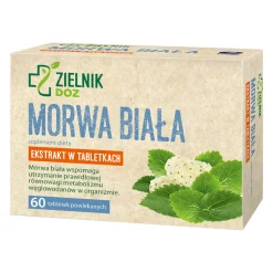 DOZ Zielnik Morwa biała, tabletki powlekane, 60 szt.