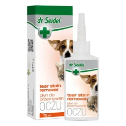 Dr Seidel, Płyn do przemywania okolic oczu dla psów i kotów, 75 ml