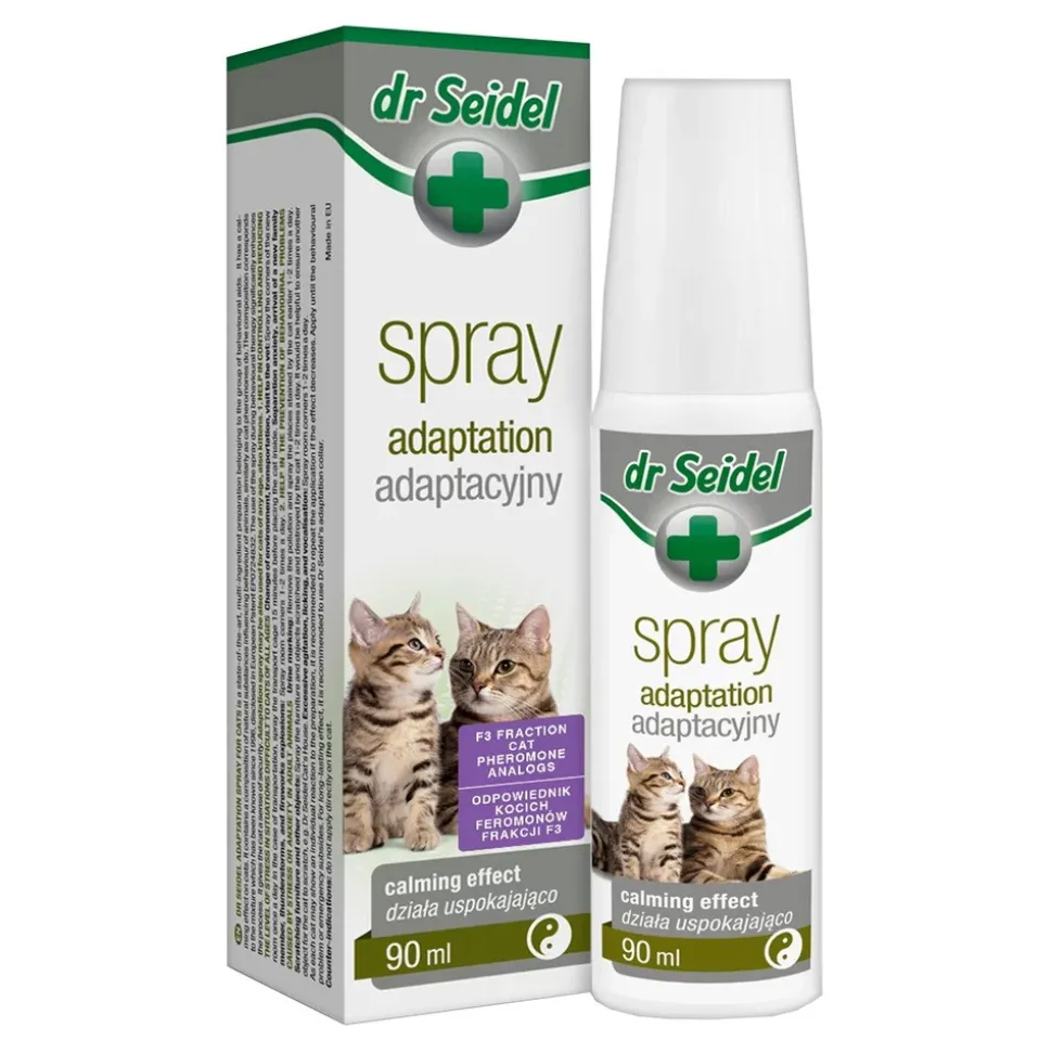 Dr Seidel Spray adaptacyjny dla kotów, 90 ml