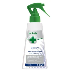Dr Seidel, Spray z chlorheksydyną dla psów i kotów, 100 ml