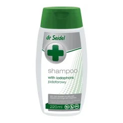 Dr Seidel Szampon jodoforowy dla psów i kotów, 220 ml