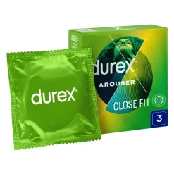 Durex Arouser, prezerwatywy prążkowane, 3 szt.