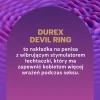 Durex Devil Ring, nakładka wibrująca z wypustkami, 1 szt.