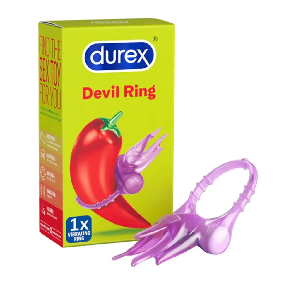Durex Devil Ring, nakładka wibrująca, 1 szt.