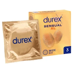Durex Sensual XL, prezerwatywy super cienkie, 3 szt.
