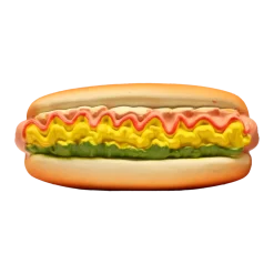 Duvoplus Piszczący Hot Dog, lateksowa zabawka dla psa, 16 cm, 1 szt.