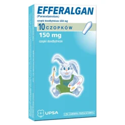 Efferalgan, 150 mg, czopki doodbytnicze, 10 szt.