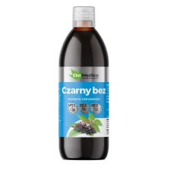 EkaMedica, Czarny bez NFC, płyn, 500 ml