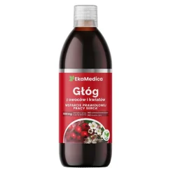 EkaMedica Głóg z owoców i kwiatów, płyn, 500 ml