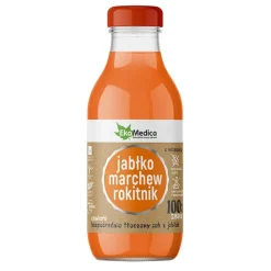 Ekamedica, Jabłko, marchew, rokitnik, płyn, 300 ml