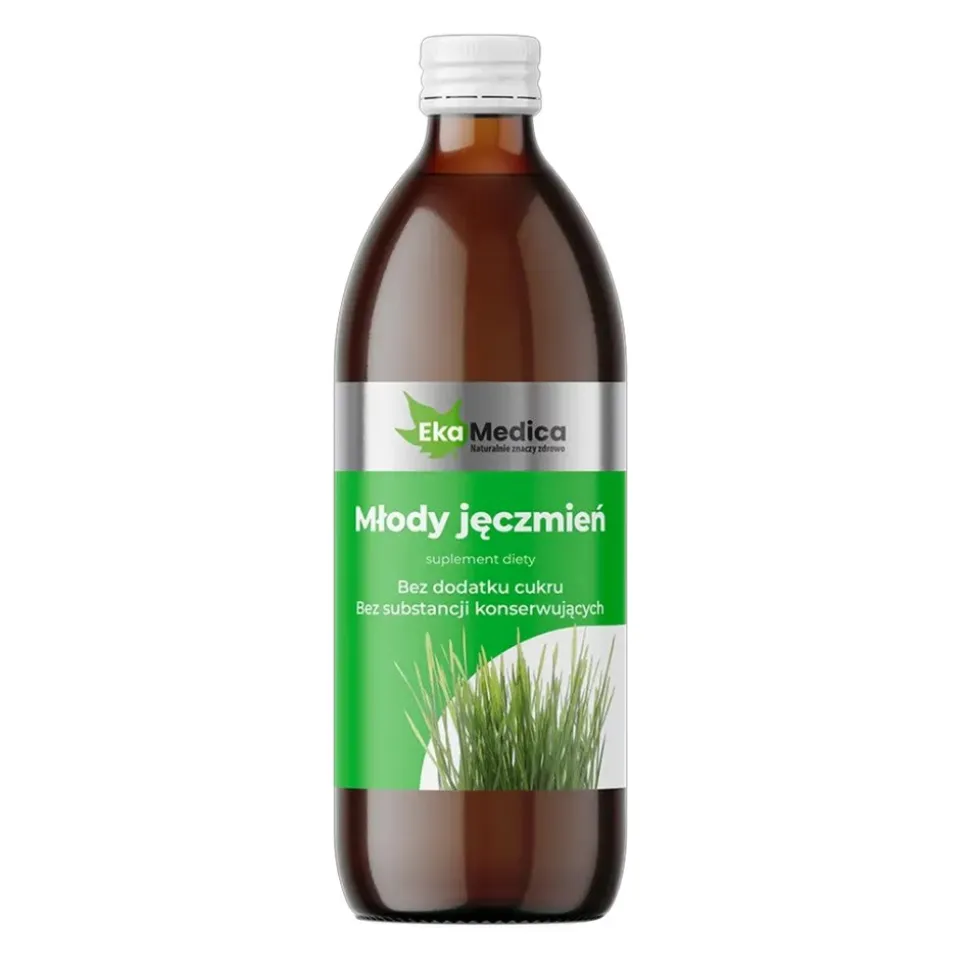 EkaMedica, Młody jęczmień, płyn, 500 ml