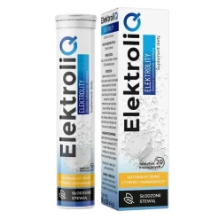ElektroliQ, tabletki musujące, smak cytryny i pomarańczy, 20 szt.