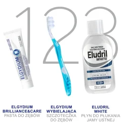 Elgydium Brilliance & Care, pasta do zębów przeciw przebarwieniom, 30ml
