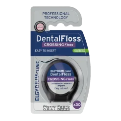 Elgydium Clinic Dental Floss Crossing Floss, nić dentystyczna, 1 szt.