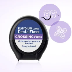 Elgydium Clinic Dental Floss Crossing Floss, nić dentystyczna, 1 szt.