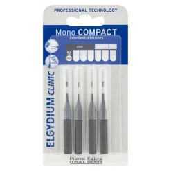 Elgydium Clinic Mono Compact 0, szczoteczka międzyzębowa, 4 szt.
