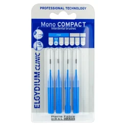 Elgydium Clinic Mono Compact 1, szczoteczka międzyzębowa, 4 szt.