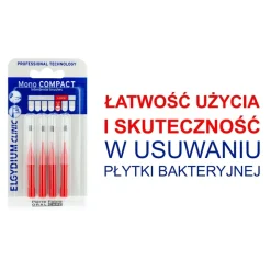 Elgydium Clinic Mono Compact 4, szczoteczka międzyzębowa, 4 szt.