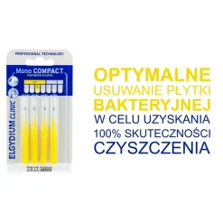 Elgydium Clinic Mono Compact 2, szczoteczka międzyzębowa, 4 szt.