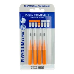 Elgydium Clinic Mono Compact 3, szczoteczka międzyzębowa, 4 szt.