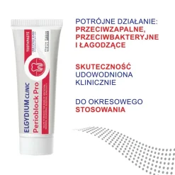Elgydium Clinic Perioblock Pro, pasta do zębów, 50 ml