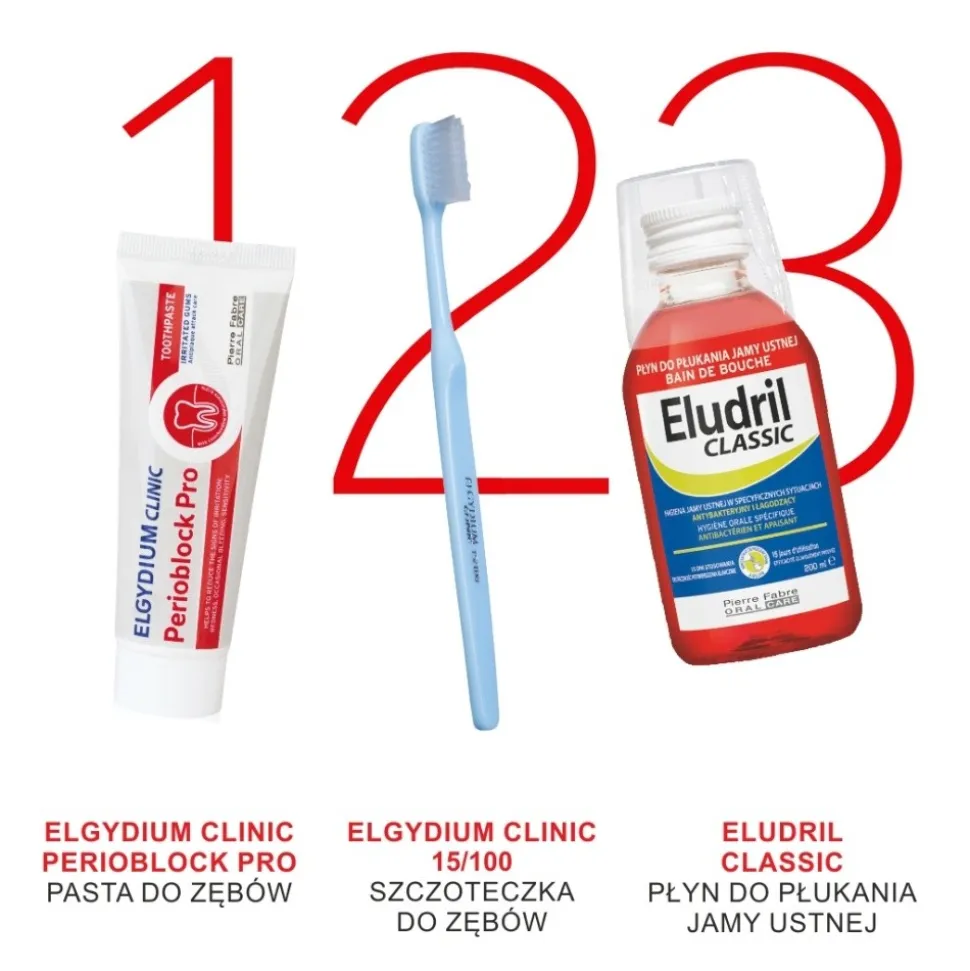 Elgydium Clinic Perioblock Pro, pasta do zębów, 50 ml
