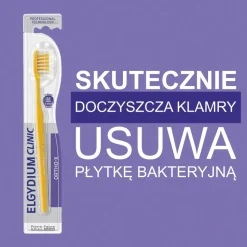 Elgydium Clinic X Orthodontics, szczoteczka dla dorosłych, średnia, 1 szt.