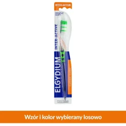 Elgydium Inter-active, szczoteczka do zębów, miękka, 1 szt.