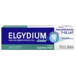 Elgydium Junior, pasta do zębów dla dzieci 7-12 lat, łagodna mięta, 50 ml