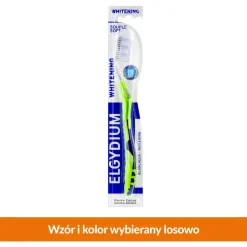Elgydium Whitening soft, szczoteczka wybielająca do zębów, miękka, 1 szt.
