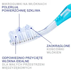 Elgydium Whitening, szczoteczka do zębów, średnia, 1 szt.
