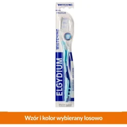 Elgydium Whitening, szczoteczka do zębów, średnia, 1 szt.