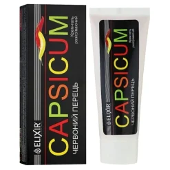 Elixir, Capsicum, rozgrzewający krem-żel z czerwoną papryczką, 75 ml