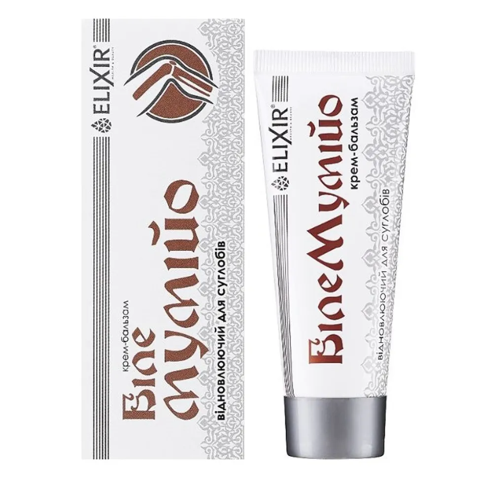 Elixir White Mumiyo, krem-balsam z białym mumio na stawy, 75 ml
