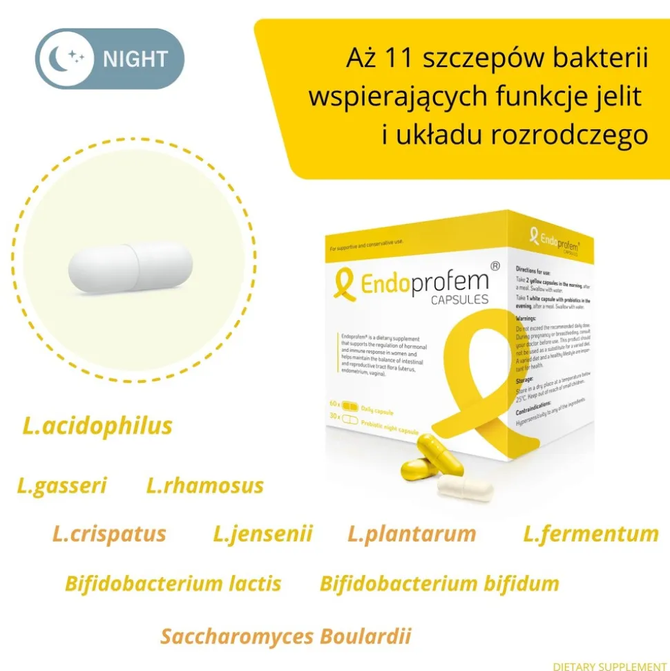Endoprofem Capsules, kapsułki, 60 szt. + 30 szt.