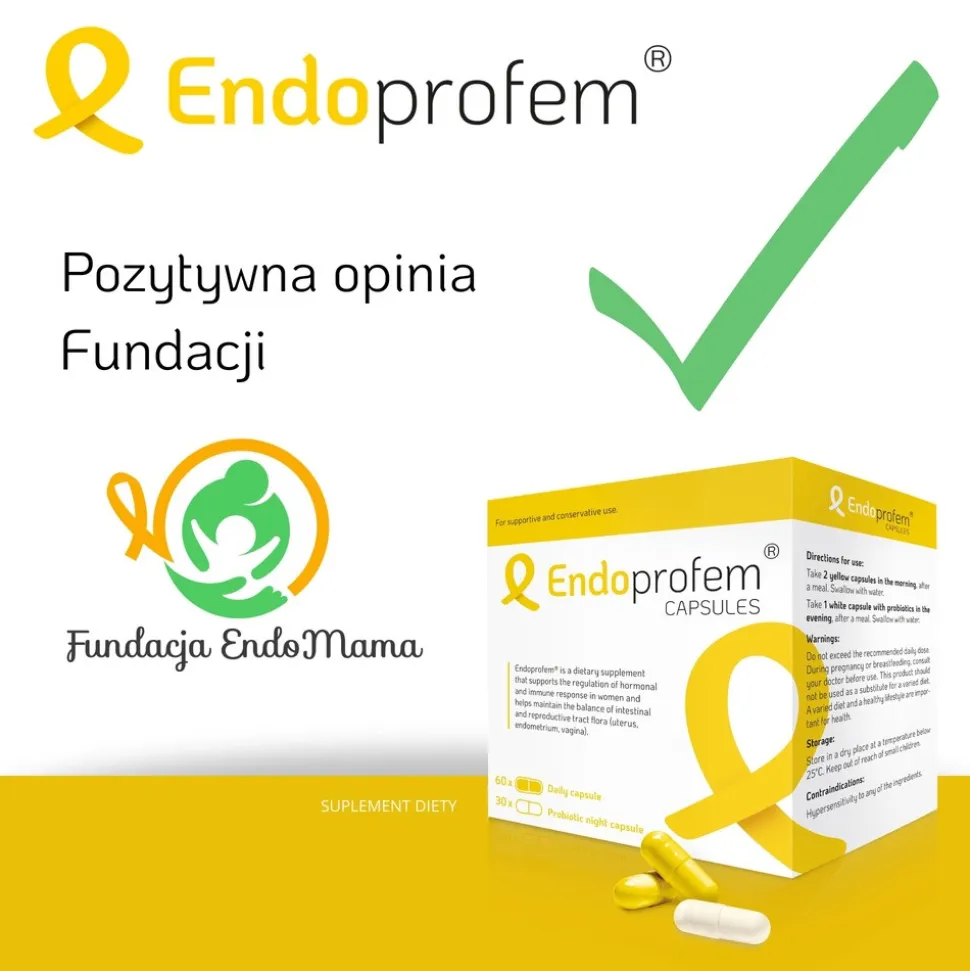 Endoprofem Capsules, kapsułki, 60 szt. + 30 szt.
