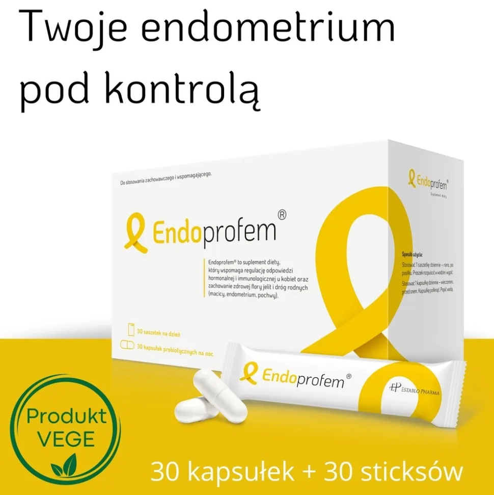 Endoprofem, 30 saszetek na dzień + 30 kapsułek na noc