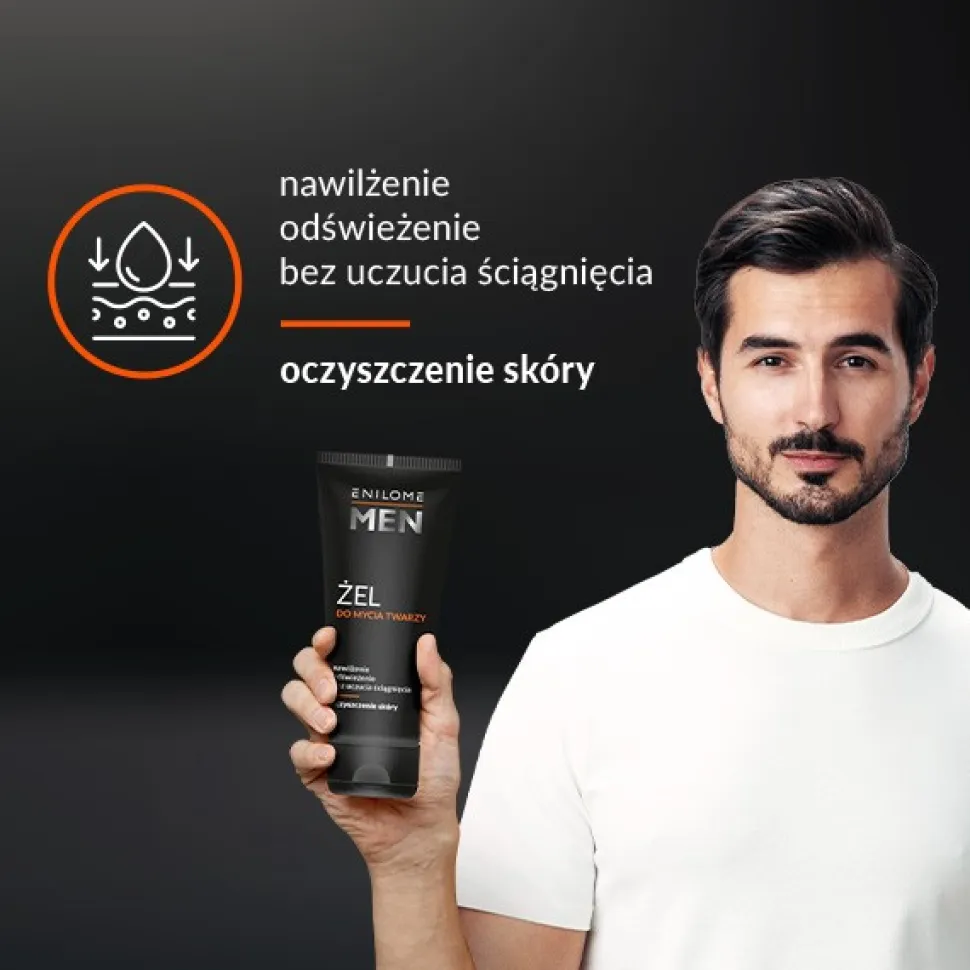 Enilome Men, żel do mycia twarzy, 100 ml