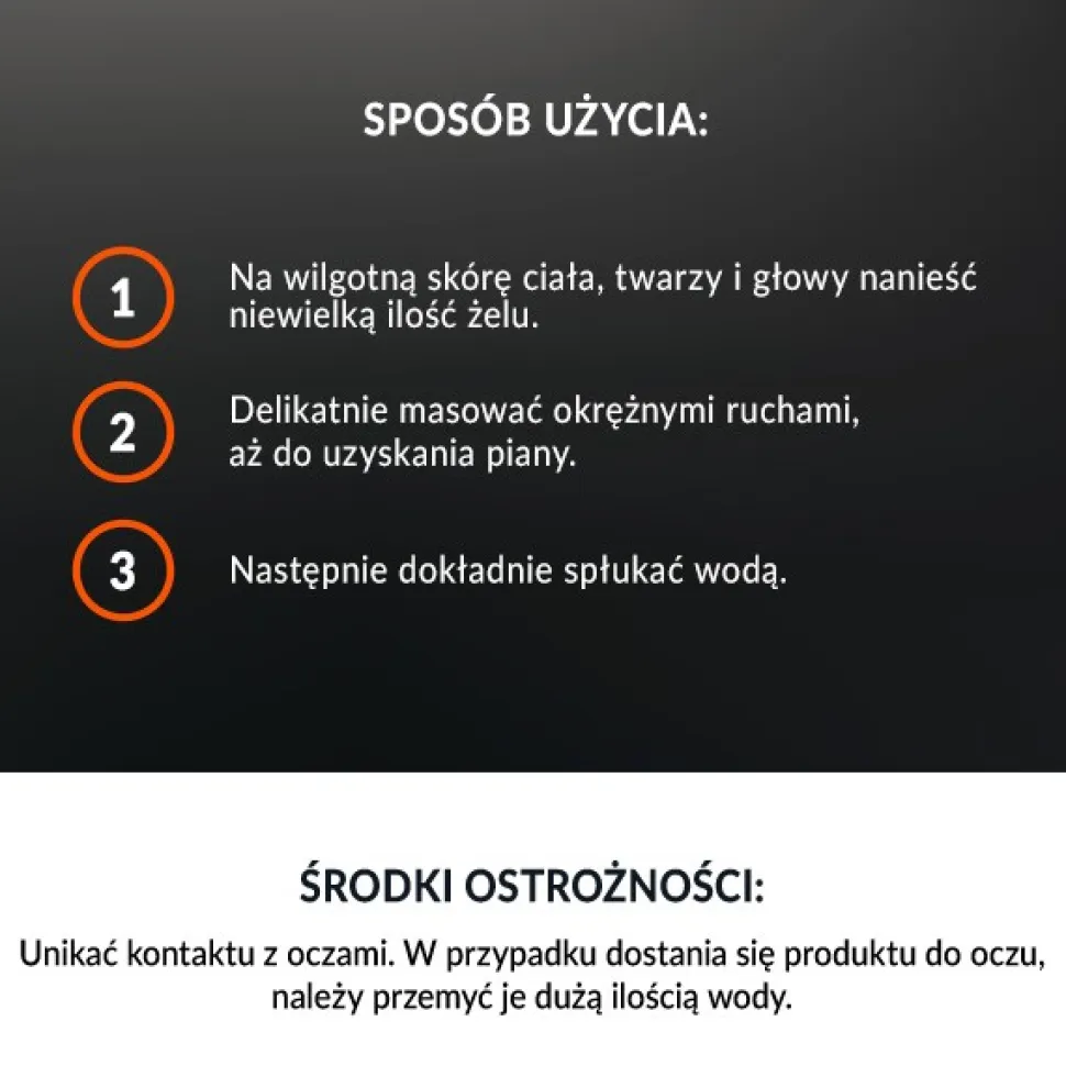 Enilome Men, żel pod prysznic 3w1, 200 ml