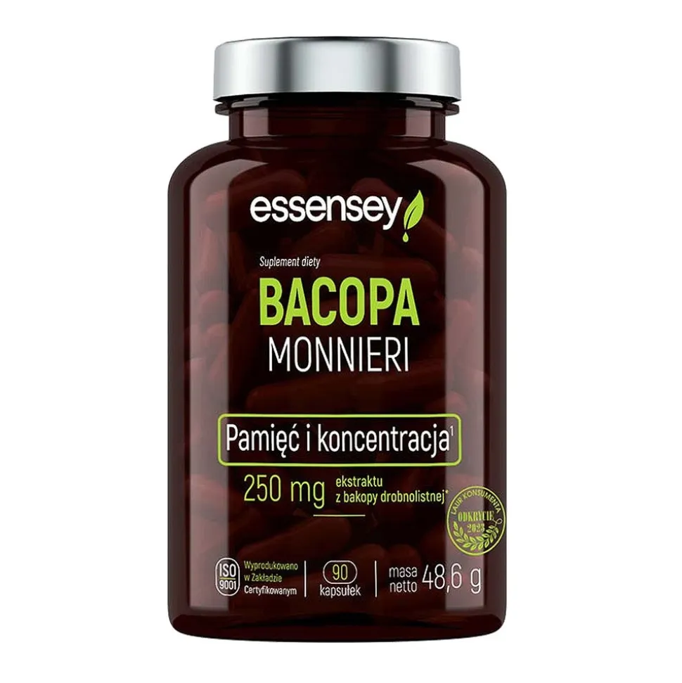 Essensey Bacopa Monnieri, kapsułki, 90 szt.