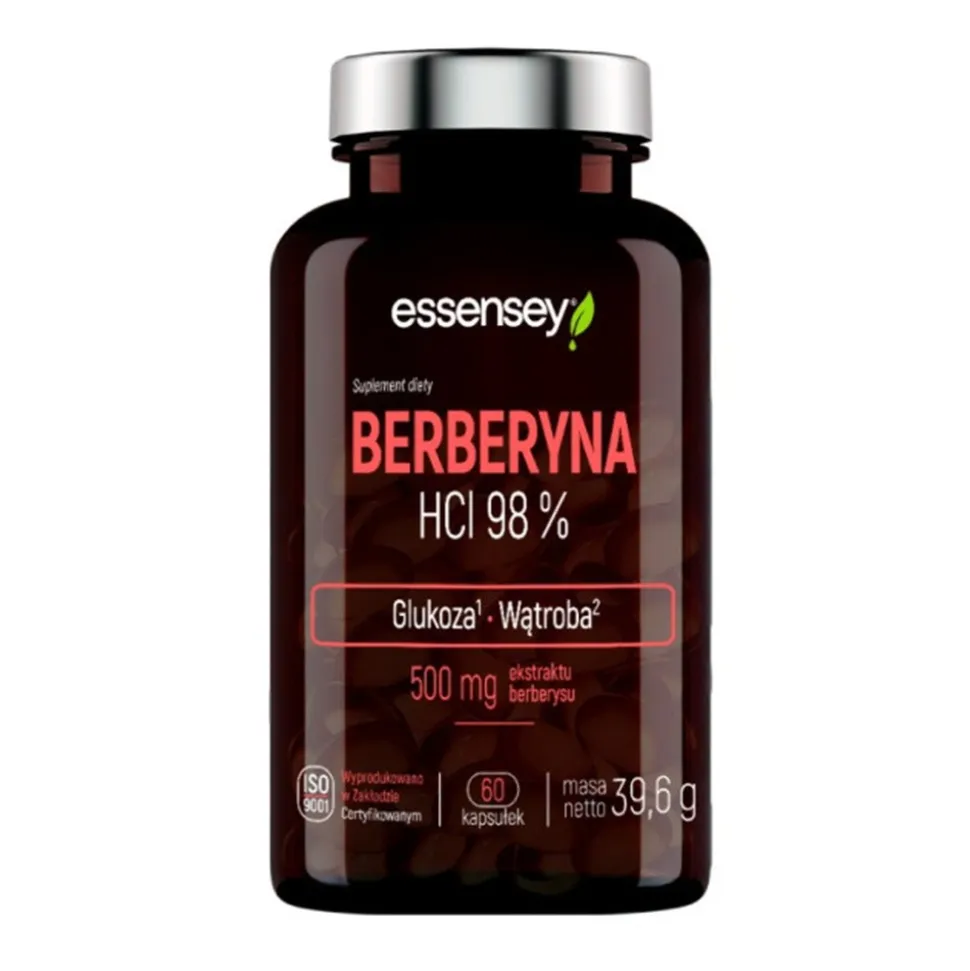 Essensey Berberyna HCL 98%, kapsułki, 60 szt.