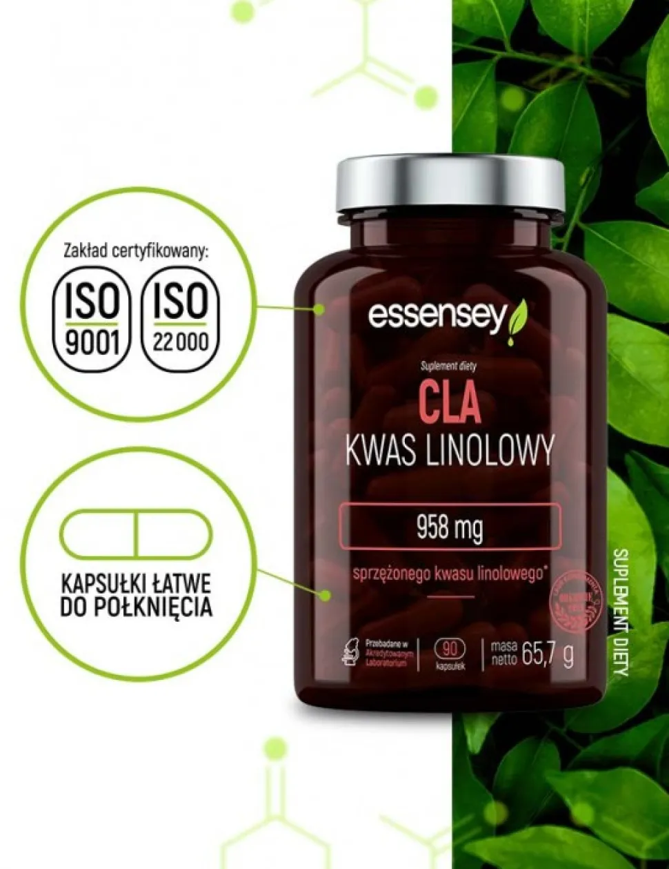 Essensey CLA, kapsułki, 90 szt.